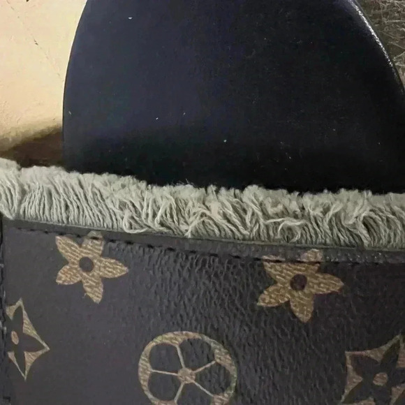 SLIP ON FLAT MULE SANDALS SZ 38 NEW - Picture 4 of 11